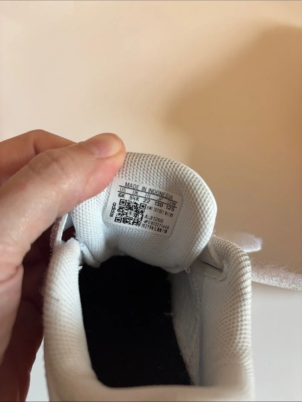 adidas pink white